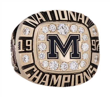 1997 Michigan Wolverines National Championship Ring